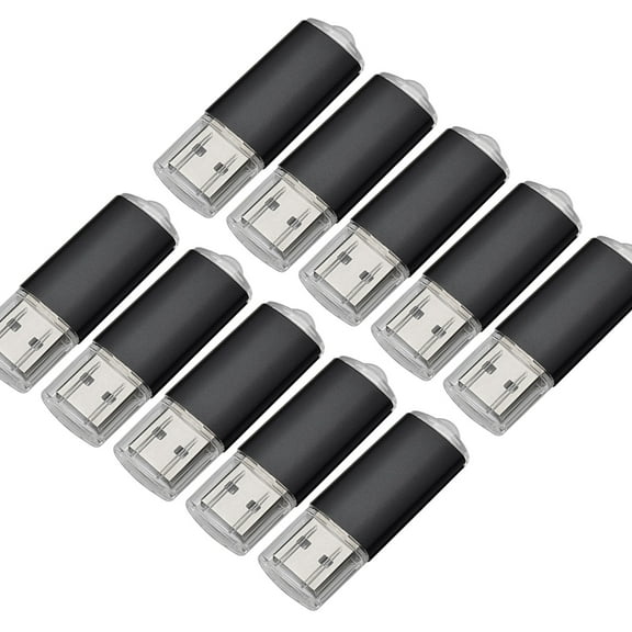 Kootion 1 GB 2.0 USB Flash Drive Thumb Drive Memory Stick, Black, 20 Pack