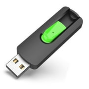 Kootion 128GB USB Flash Drive USB 2.0 Memory Stick Retractable Thumb Drive Pen Drive Data Storage Backup