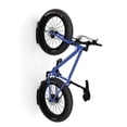 thumbnail image 1 of Koova Jumbo Bike Wall Mount Hook | Garage Storage Rack For Mountain, Off-Road or Beach Cruisers | Rubber Coated Steel Rim And XL Wheel Bracket Hanger | Wall Protectors x2 | Easy Install | USA Made, 1 of 5