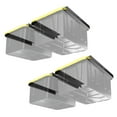thumbnail image 1 of Koova Overhead Bin Rack for Four Bins | Overhead Garage Storage Rack to Mount on Ceiling with Adjustable Width | Supports Most Black and Yellow Storage Bins | Easy to Install | Made in USA | 4 Sets, 1 of 4
