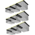 thumbnail image 1 of Koova Overhead Bin Rack for Nine Bins | Overhead Garage Storage Rack to Mount on Ceiling with Adjustable Width | Supports Most Black and Yellow Storage Bins | Easy to Install | Made in USA | 9 Sets, 1 of 7