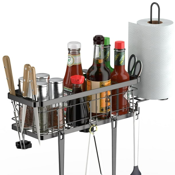 Koovon Griddle Caddy for Blackstone Griddle Accessories, Space Saving Outdoor Grill Accessories