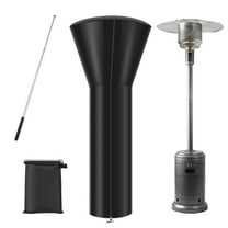 Koovon Patio Heater Cover, Heavy Duty Waterproof Outdoor Garden Black, 89” H x 33” D x19” B
