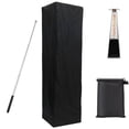 thumbnail image 1 of Koovon Patio Heater Cover Waterproof Windproof UV-Resistant for Outdoor Garden 87"H x 24"L x 21"W Black, 1 of 6