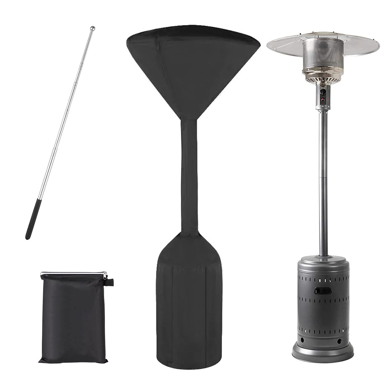 Koovon Patio Heater Cover, Heavy Duty Waterproof for Outdoor Garden