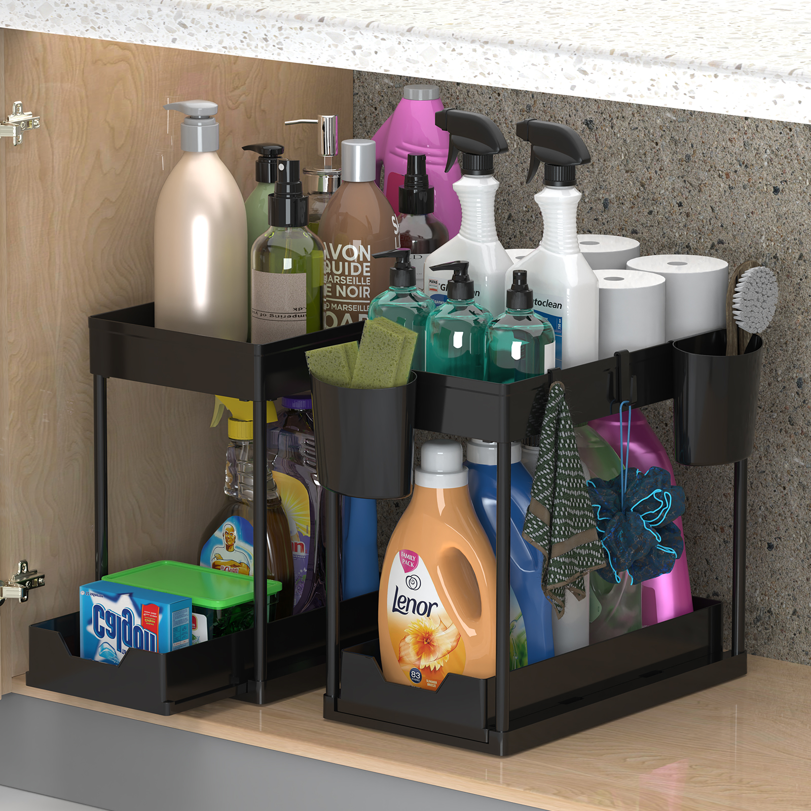 Willstar 2/1pcs Mug Hooks Cups Wine Glasses Storage Hooks Kitchen