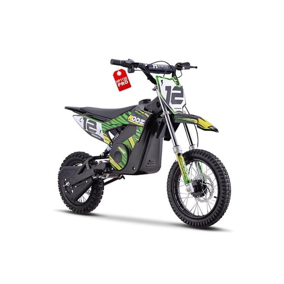 Kooz HP112E 1KW PRO-GREEN 36V 10.4Ah 1000W Electric Dirt Bike for Kids, Green
