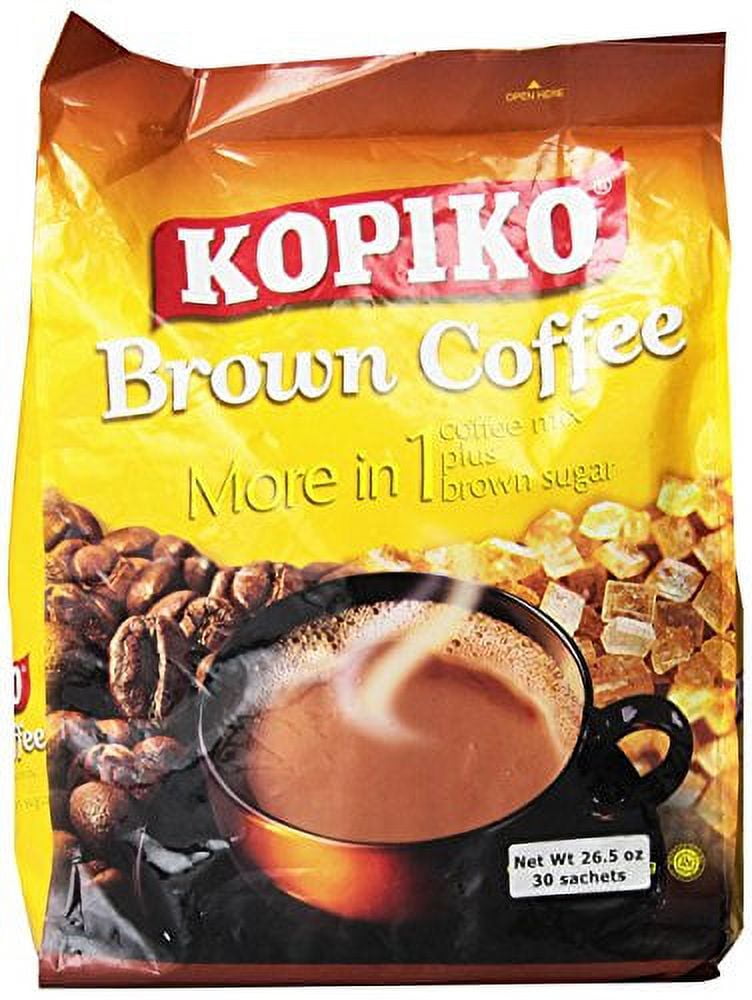 Kopiko - Instant 3 in 1 Brown Coffee Mix - Long 30 Packet Bags 25g – Sukli  - Filipino Grocery Online USA
