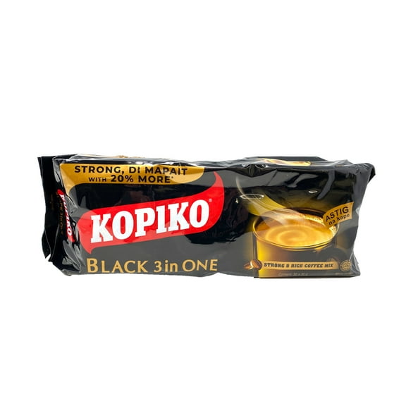 Kopiko Brand Premium Astig Black Coffee 3 in 1, 30 x 30g