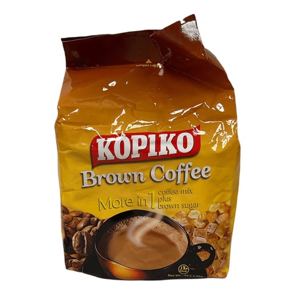 Kopiko Brown Coffee More in 1 Coffee Mix Plu Brown Sugar; 10 Sachet x 25g