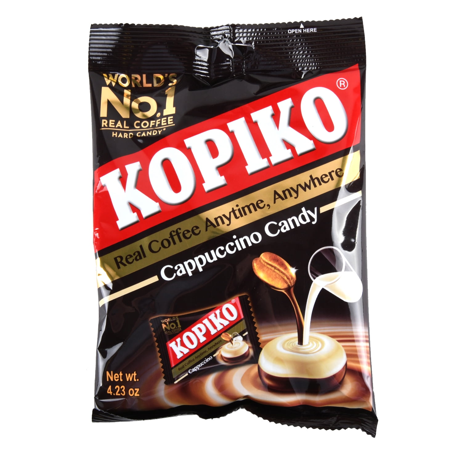 Kopiko Cappuccino Coffee Candy 4.23 oz. Bag (1 Pack)