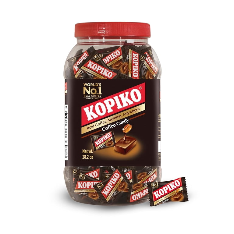 Kopiko Coffee Candy, Original Flavor, 800g 28.2oz Jar, Hard Candy