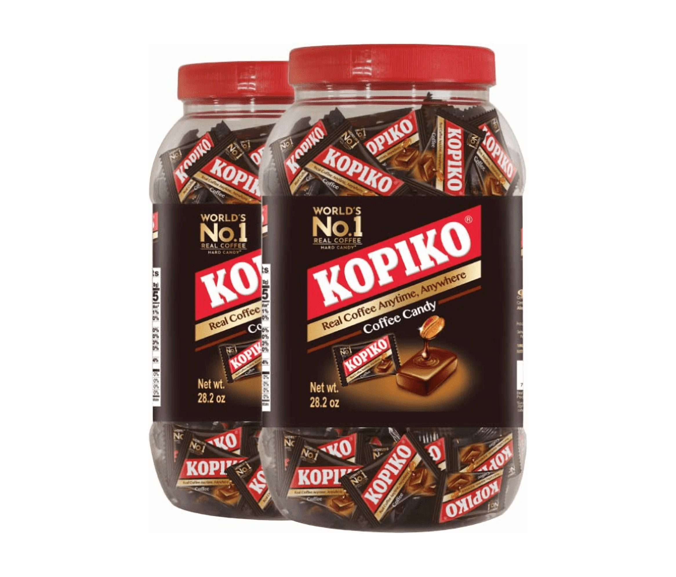 Kopiko Coffee Candy – World's #1 Coffee Hard Candy – Real Coffee Kick for On-the-Go Energy (2-Pack Mega Value)