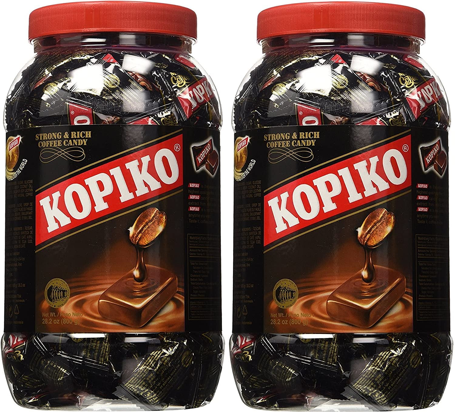 Kopiko Coffee Candy in Jar 800g/28.2oz (Pack of 2) - Walmart.com