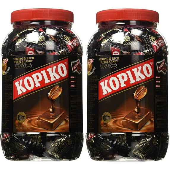 Kopiko Coffee Candy in Jar 800g/28.2oz (Pack of 2)