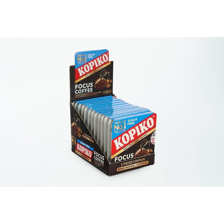 Kopiko Focus Coffee Candy – Sugar-Free, Caffeinated Hard Candy for Kopiko Focus Coffee Candy – Sugar-Free, Caffeinated Hard Candy for