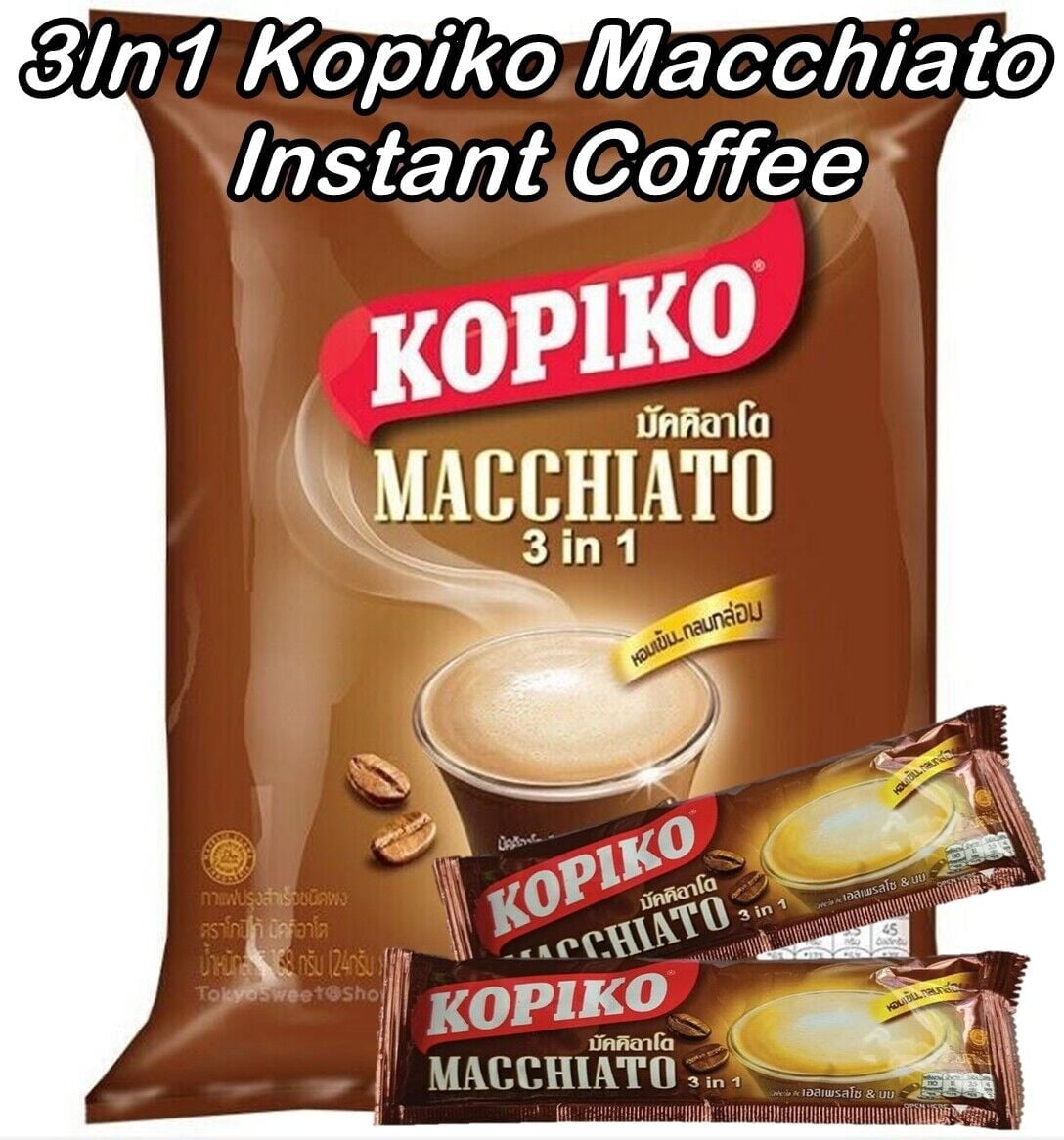 Kopiko Instant 3in1 Macchiato Coffee - 20 Packets/Bag
