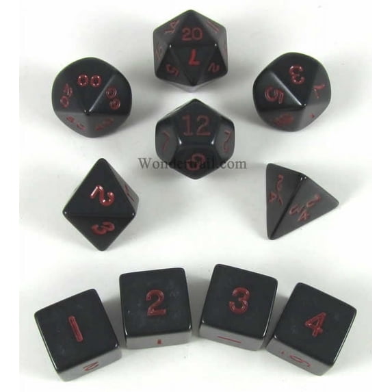 Koplow 10052 10-Set Htubeop - Black & Red