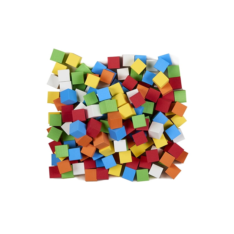 Koplow Games Foam Blank Dice, Assorted Color, 16Mm, Bag of 200