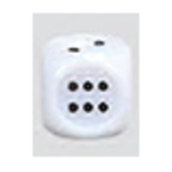 Koplow d6 20mm Tactile Dice (Visually Impaired) White w/Black (10) New