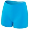 thumbnail image 1 of Kopltyrfg Boy Cut Shorts Low Rise Booty Shorts Spandex Active Dance Shorts Yoga Workout Fitness for Women Blue XL, 1 of 3