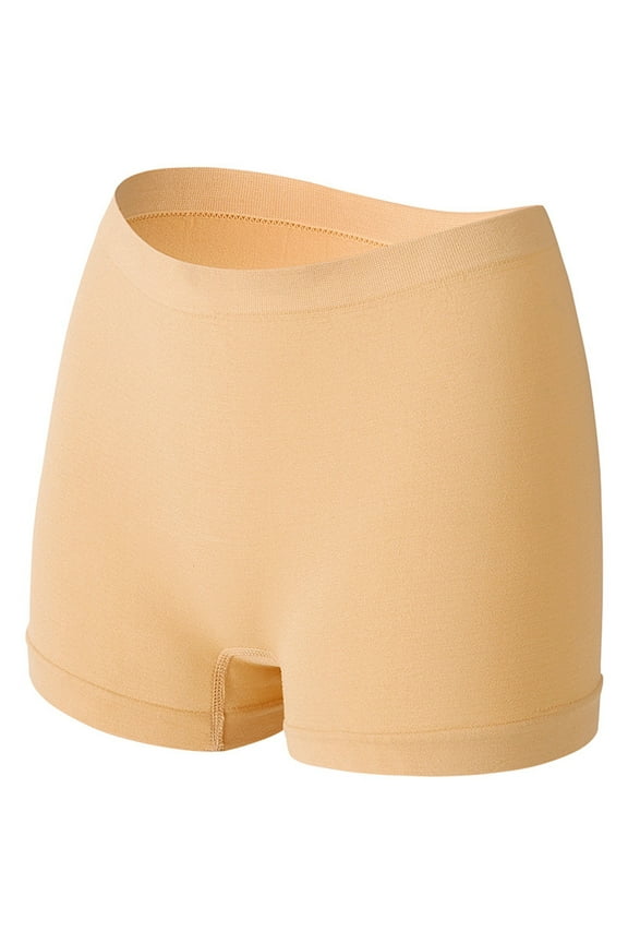 Boy Cut Shorts Low Rise Booty Shorts Spandex Active Dance Shorts Yoga Workout Fitness for Women Complexion S