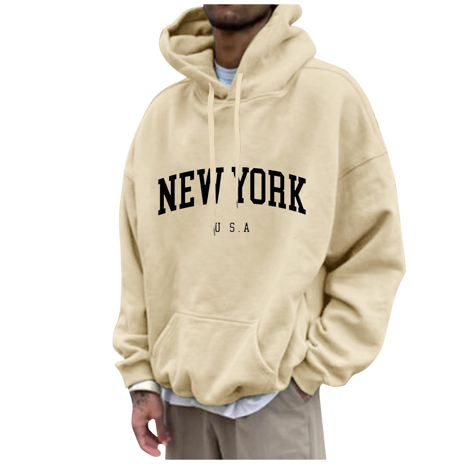 Men's Unisex Sweatshirt Pullover Graphic Prints Hand Letter Print main image 1