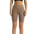 thumbnail image 1 of Kopltyrfg High Waist Biker Swim Shorts — Womens Quick Dry Multi-Sport Jammers Light Brown L, 1 of 9