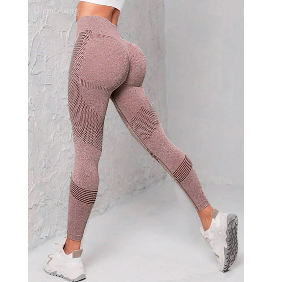 Kopltyrfg Scrunch Butt Lifting Leggings for Women Impact Leggings Gym Seamless Leggings Workout Leggings Tummy Control Yoga Pant Pink L