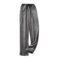 thumbnail image 1 of Kopltyrfg Soft Fleece Sleep Pant for Women Plush Pajama Bottoms Lounge Pants with Pockets Casual Fuzzy Fluffy Lounge Pants Gray 2XL, 1 of 6