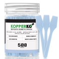 thumbnail image 1 of Kopperko Plastic Cosmetic Makeup Spatulas, Sky Blue, 2.5" Small, 500 Pack, 1 of 9