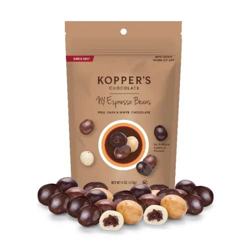 Koppers Chocolate Covered Espresso Beans NY Blend, Assorted Coffee