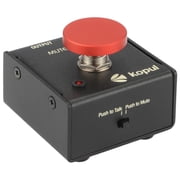 Kopul Momentary Microphone Mute and Talk Button with LED, XLR Footswitch for Dynamic and Condenser Microphones