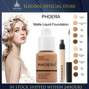 Kor Phoera Foundation Makeup Full Coverage Fast Base Brighten Long-lasting Shade A+