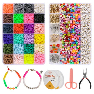 130 Pieces Charm Bracelet Making Kit Including Jewelry Beads Snake