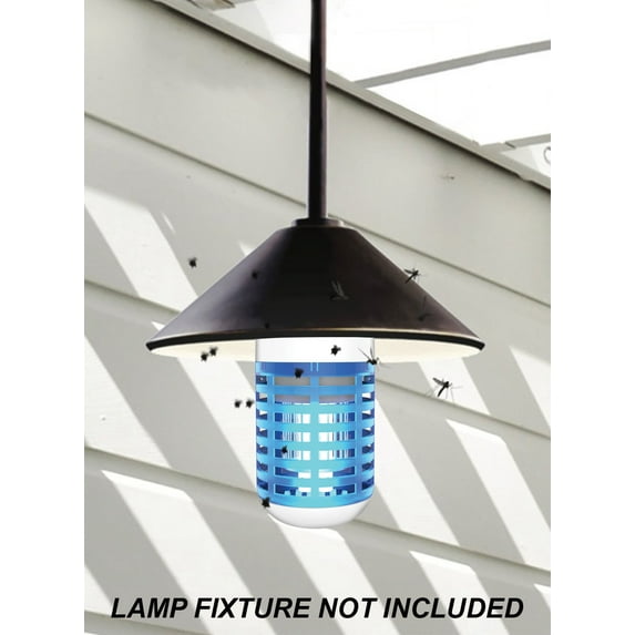 Koramzi Cordless Insect Killer-Bug Zapper 5 Watts UVA tube, ABS fireproof, Non-toxic and Eco-friendly for Indoor, Outdoor, Patio, Deck, Porch, Kitchen, Garage, Barn, Camping - GH1Z (White)