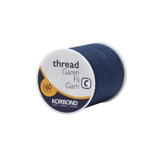 Korbond Polyester Thread Navy 160m