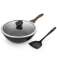 thumbnail image 1 of Kordisen Nonstick Wok with Lid, 12 inch Cooking Woks & Stir-Fry Pans, Suitable for All Stovetops, 1 of 8