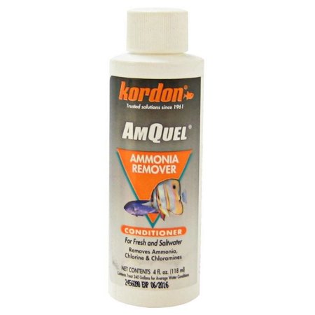 Kordon AmQuel Ammonia Remover Water Conditioner 4 oz[ PACK OF 2 ]