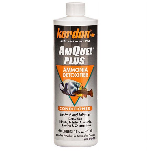 Kordon AmQuel + Water Conditioner [Aquarium, Ammonia Removers] 16 oz