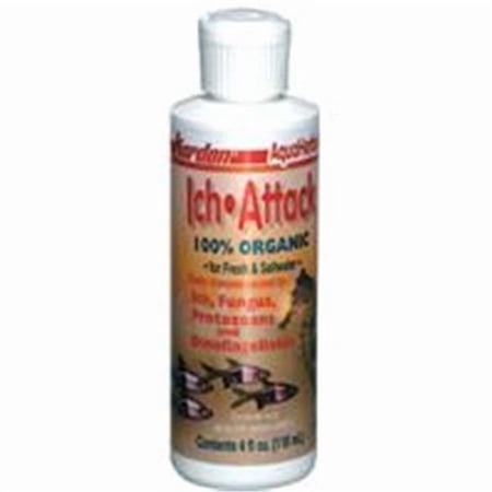 Kordon Ich Attack Herbal Formula - Organic Aquarium Disease Treatment by Dog Hugs Cat