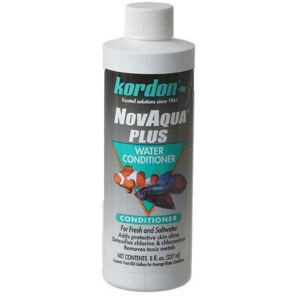 Kordon NovAqua + Water Conditioner [Aquarium, Ammonia Removers] 8 oz