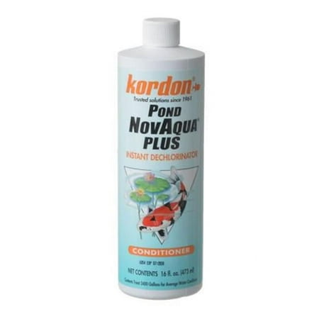 Kordon Pond Novaqua Plus Water Conditioner and Fish Protector - 16 oz/1 Gallon