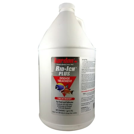 Kordon Rid Ich Plus Diseas Treatment for Fresh and Saltwater, 1 Gallon