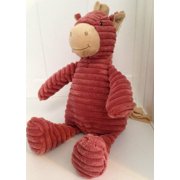 Kordy Rosy Pink Corduroy Horse Plush Stuffed Animal Toy 12" by Unipak