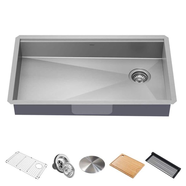 Kore 16Gauge Stainless Steel 32 in. Single Bowl Undermount ADA