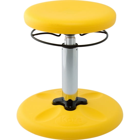 Kore Design™ Kids Adjustable Standard Wobble Chair 14-19", Yellow