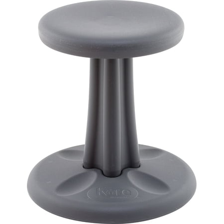 Kore Kids Wobble Stool - Dark Grey, 14" Tall