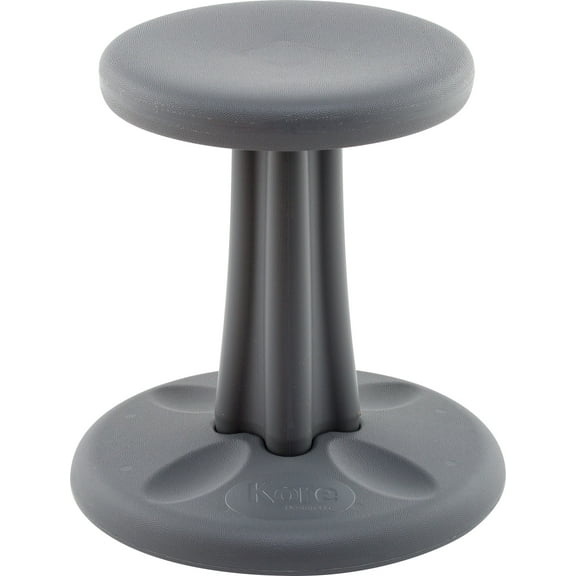 Kore Kids Antimicrobial Kore Wobble Chair 14" - Gray
