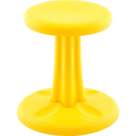 Kore Design Kids Wobble Stool for ages 6-7, 14", Yellow
